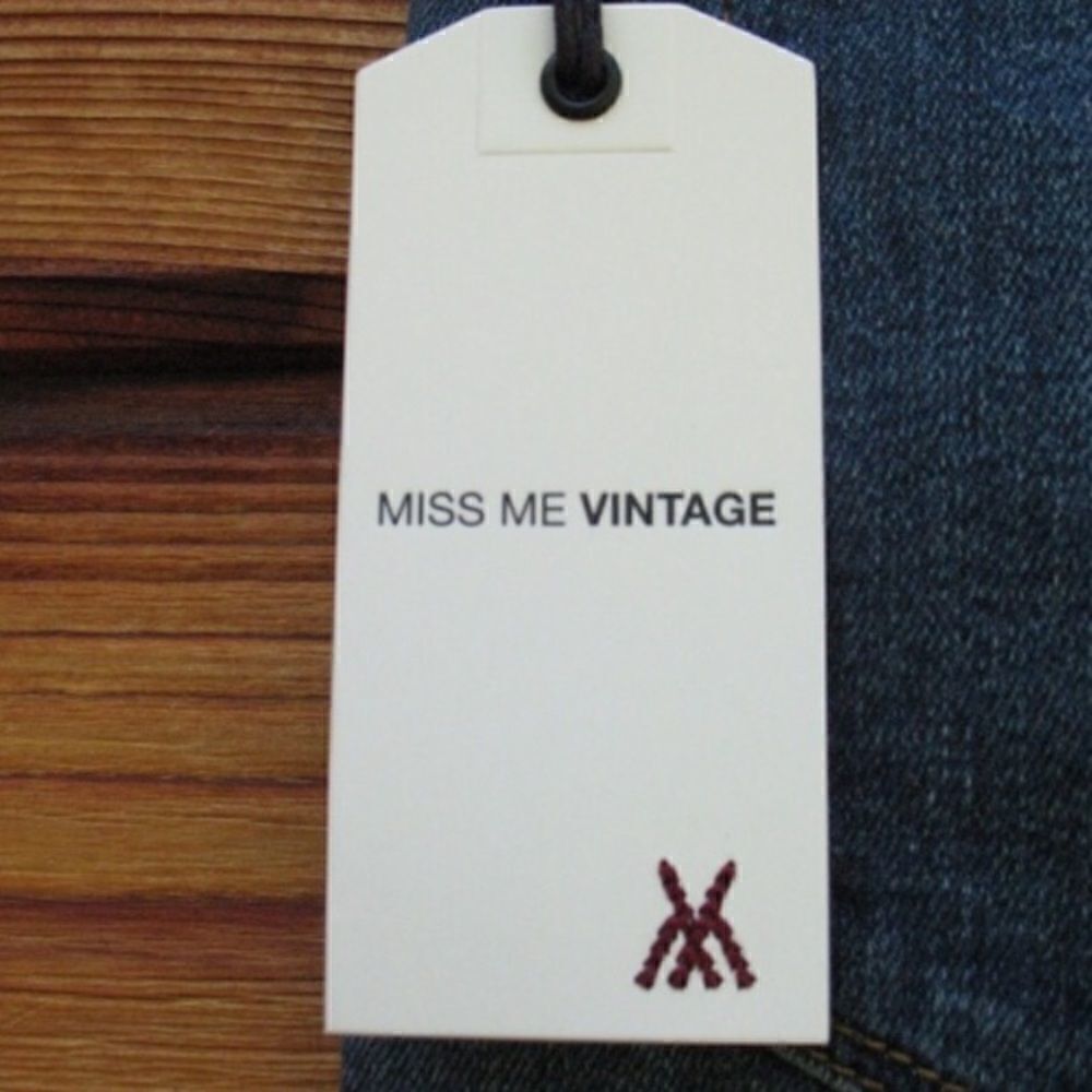 NWT Miss Me Blue Skinny Moto Jeans - Picture 7 of 8